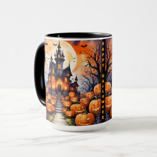 Mug Collection Citrouille moderne Halloween d'automne