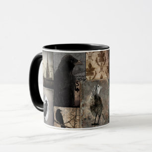 Mug Collection Crow vintage