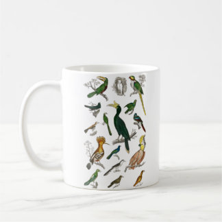 Mug Collection de divers oiseaux 