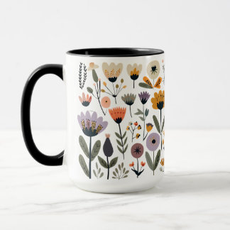 Mug Collection de fleurs vectorielles