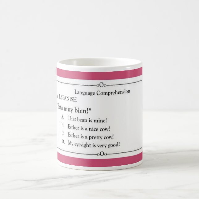 Mug Collection de langue - Espagnol 1 (Centre)