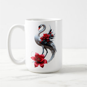 Mug Collection de mariage Elegant Cygne Blanc