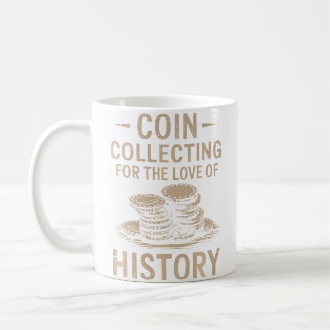 Mug Collection de Monnaies Pour l'Amour de l'Histoire  (Gauche)