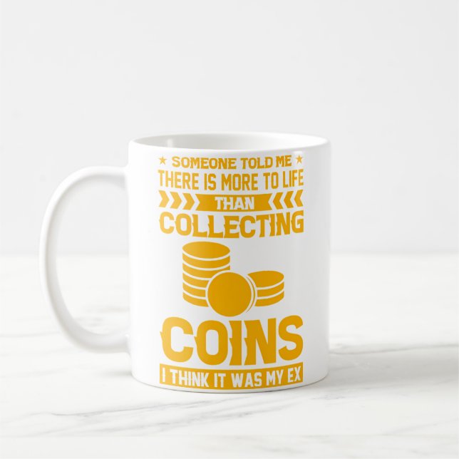 Mug Collection de pièces Collectionneurs Numismatique  (Gauche)