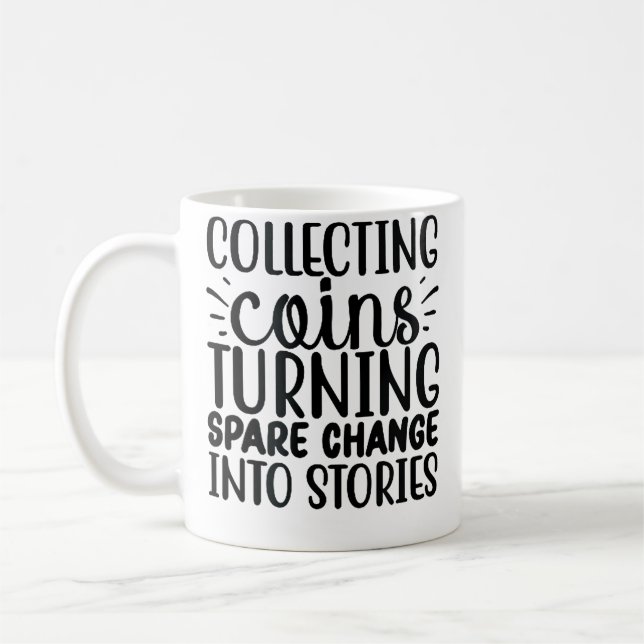 Mug Collection de pièces de monnaie Changer la monnaie (Gauche)