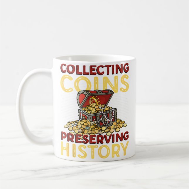Mug Collection de pièces de monnaie Préservation de l' (Gauche)
