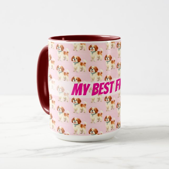 Mug Collection de soins personnalisés tendance (Devant gauche)