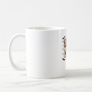 Mug Collection de timbres de chat Halloween vintage T-