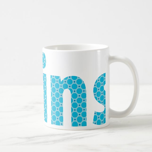 Mug COLLECTION DES WINS - garçons {aqua} (Droite)