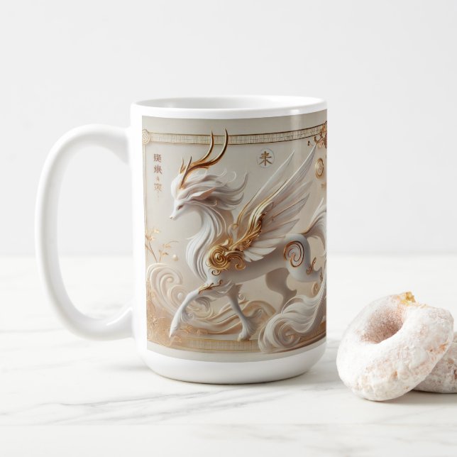 Mug Collection d'Imaginaires Celestial Kirin (Avec donut)