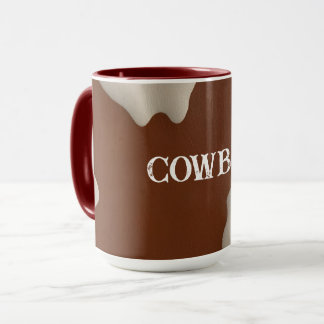 Mug Collection élégante et luxueuse en cuir de vache s