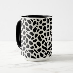 Mug Collection élégante Leopard blanc tendance de luxe