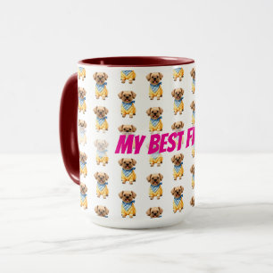 Mug Collection élégante personnalisée de toilettage de