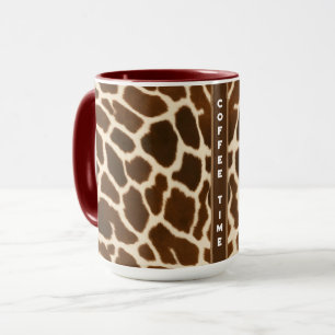 Mug Collection en cuir tendance et élégante Vache Faux