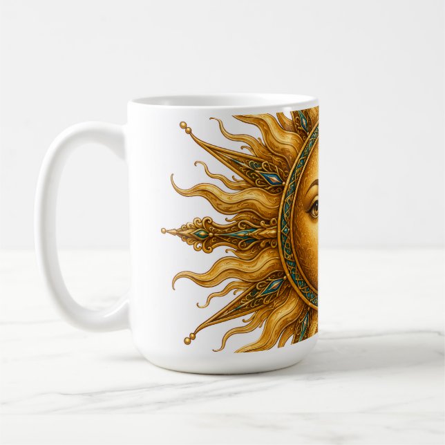 Mug Collection Gol Bano | Cadran mural Soleil Doré Per (Gauche)