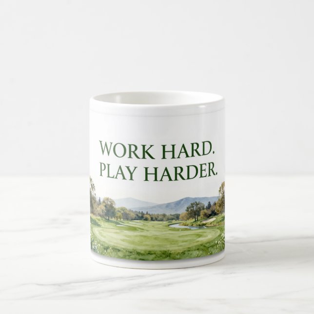 Mug Collection Golf Ameublement Décor | Aquarelle Prem (Centre)