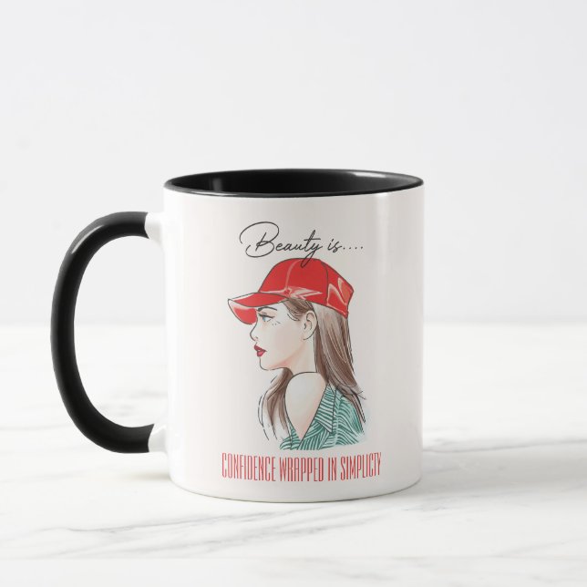 Mug collection "La beauté est..." (Gauche)