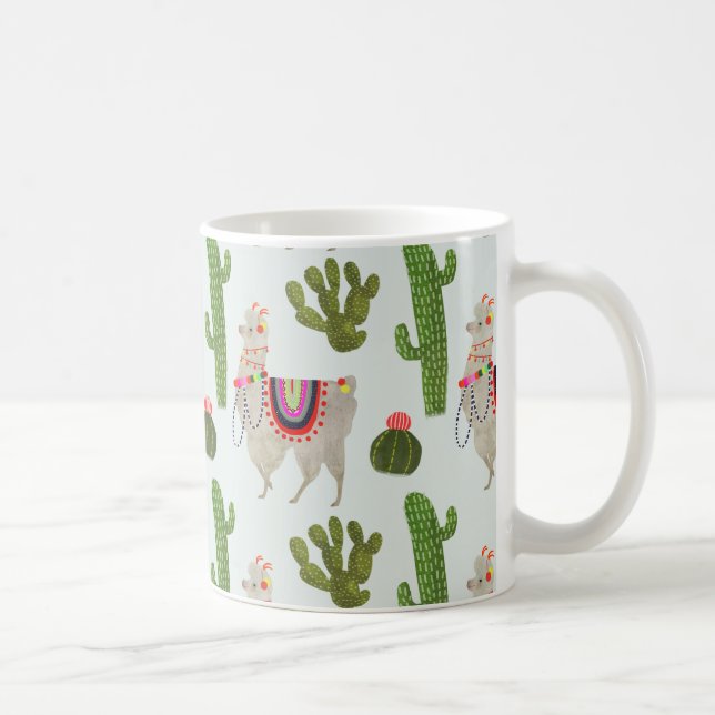 Mug Collection Llamarama | Cactus & Llama Motif (Droite)