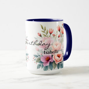 Mug Collection Luxueuse De Fleurs Sauvages Modernes