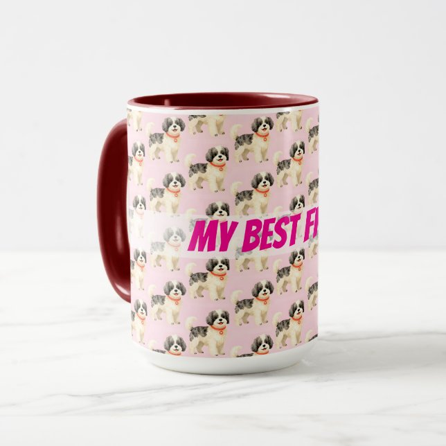 Mug Collection moderne de toilettage de chien personna (Devant gauche)