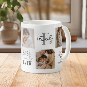 Mug Collection photo de la meilleure famille moderne E