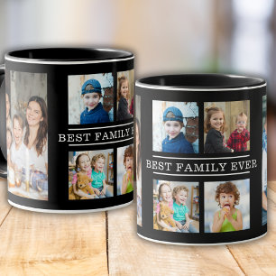 Mug Collection photo de la meilleure famille moderne E