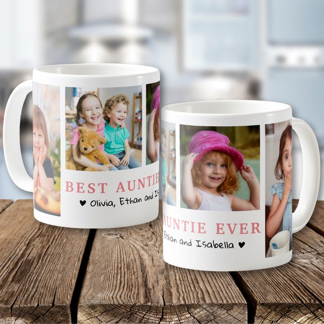 Mug Collection photo personnalisée de la meilleure tan (Créateur téléchargé)
