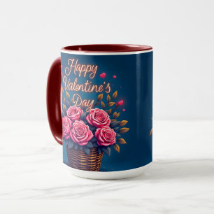 Mug Collection Populaire de Fleurs de Luxe et de Beaut