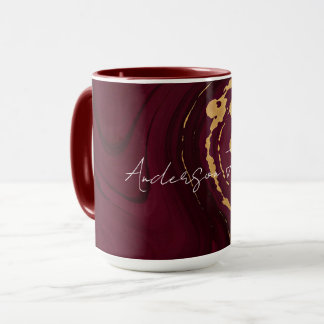 Mug Collection Populaire Luxe Or Bourgogne