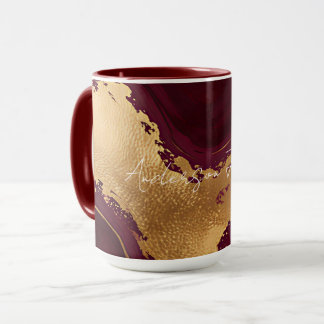 Mug Collection Populaire Luxe Or Bourgogne