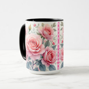 Mug Collection Tendance Luxueuse de Roses Roses