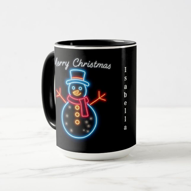 Mug Collection tendance Noël Neon Holiday (Devant gauche)