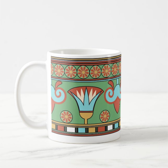 Mug Collection Vintage d'ornement égyptien (Gauche)
