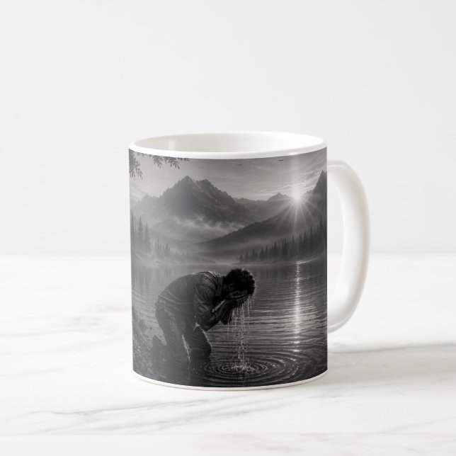Mug Collection Wanderer WO10 – Nettoyage à l'aube par  (Devant droit)