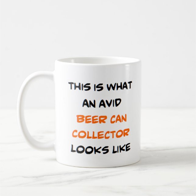 Mug collectionneur de bières, avide (Gauche)