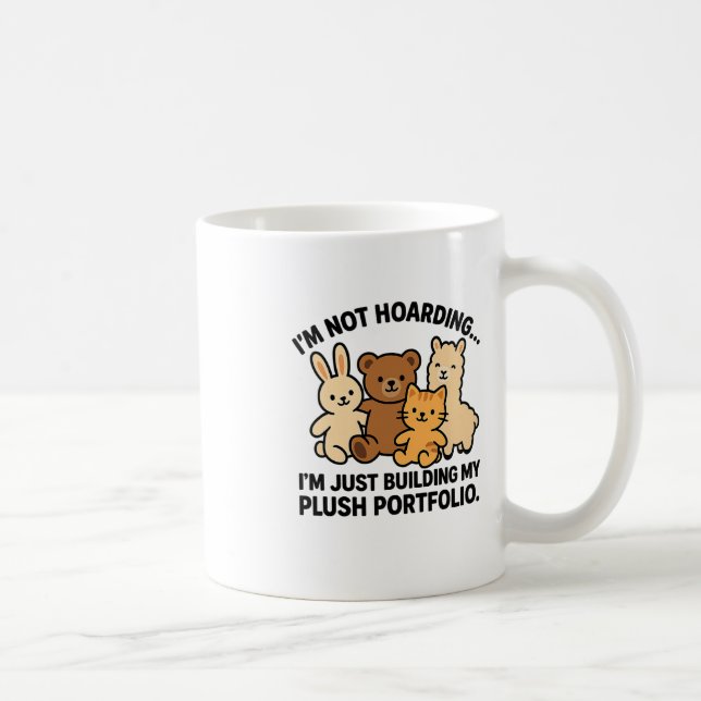 Mug Collectionneur de jouets drôles en peluche  (Droite)