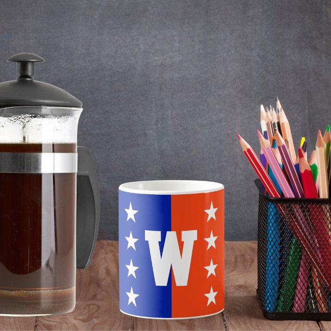 Mug College Colors Royal Blue & Orange (Créateur téléchargé)