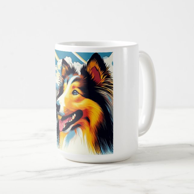 Mug Collie de Londres (Devant droit)