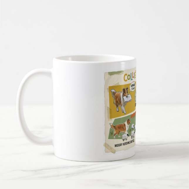 Mug Collie Everyday Occupation (Gauche)