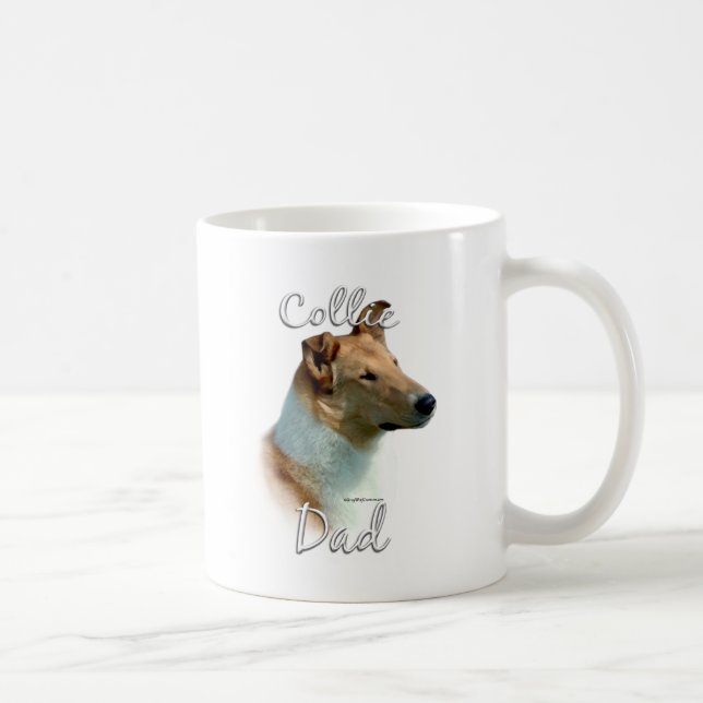 Mug Collie (lisse) Papa 2 (Droite)
