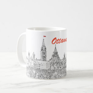 Mug Colline du Parlement à Ottawa - Ontario, Canada