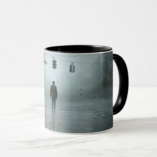 Mug colline silencieuse (Devant droit)