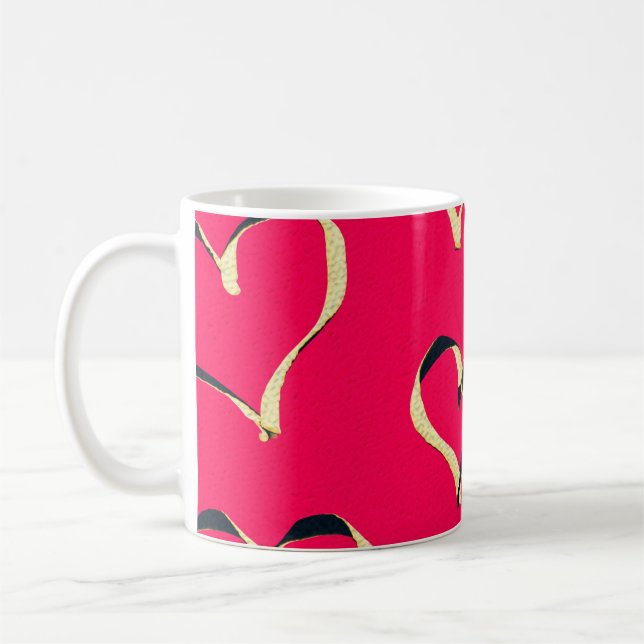 Mug Colo abstrait arrière - plan oriental transparent (Gauche)
