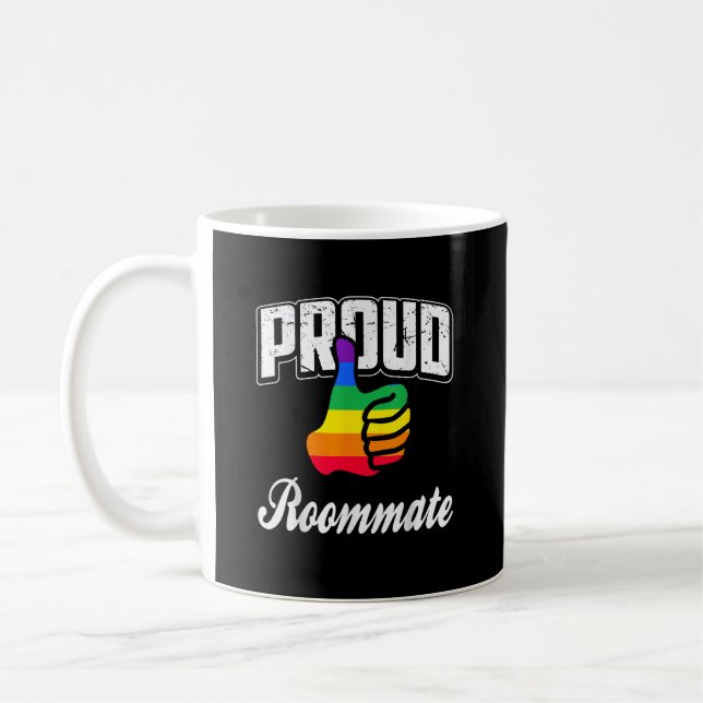 Mug  Colocataire Gay Pride (Gauche)