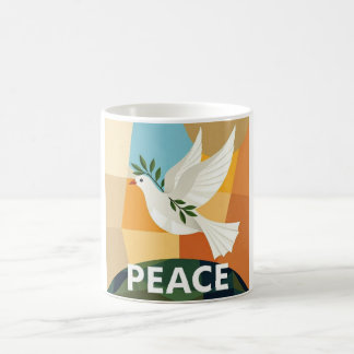 MUG COLOMBE DE LA PAIX GÉOMÉTRIQUE