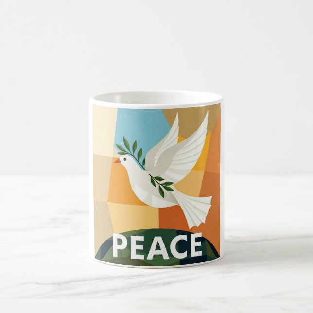 MUG COLOMBE DE LA PAIX GÉOMÉTRIQUE  (Centre)