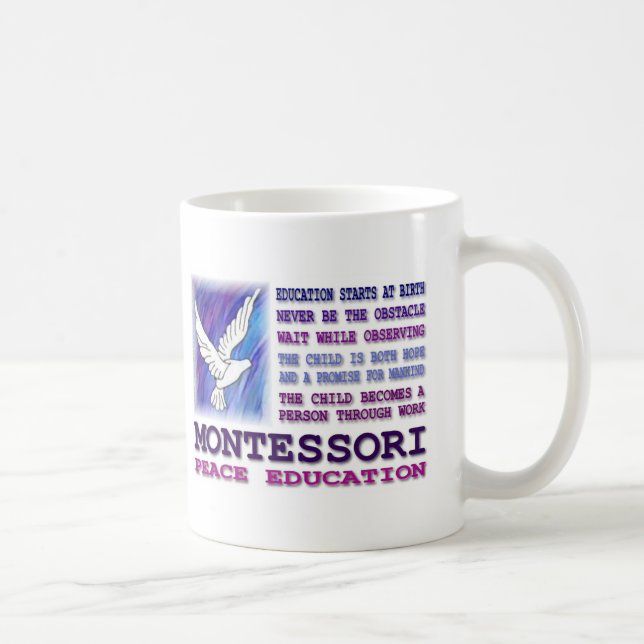 Mug Colombe de Montessori (Droite)