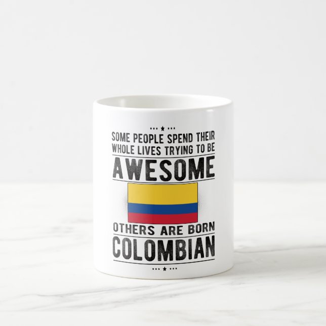 Mug Colombian Flag Colombia Heritage Colombian Roots (Centre)