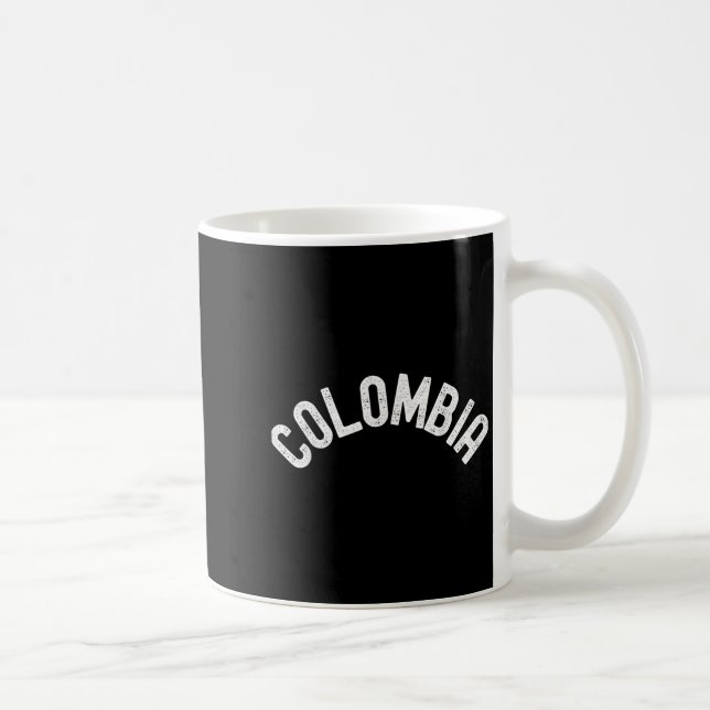 Mug Colombie Carte Graphique des citations Colombie (Droite)