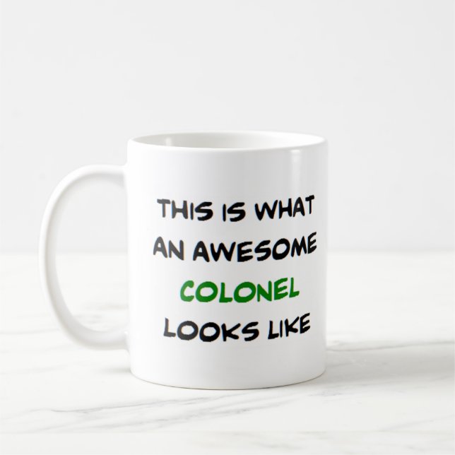 Mug colonel, génial (Gauche)